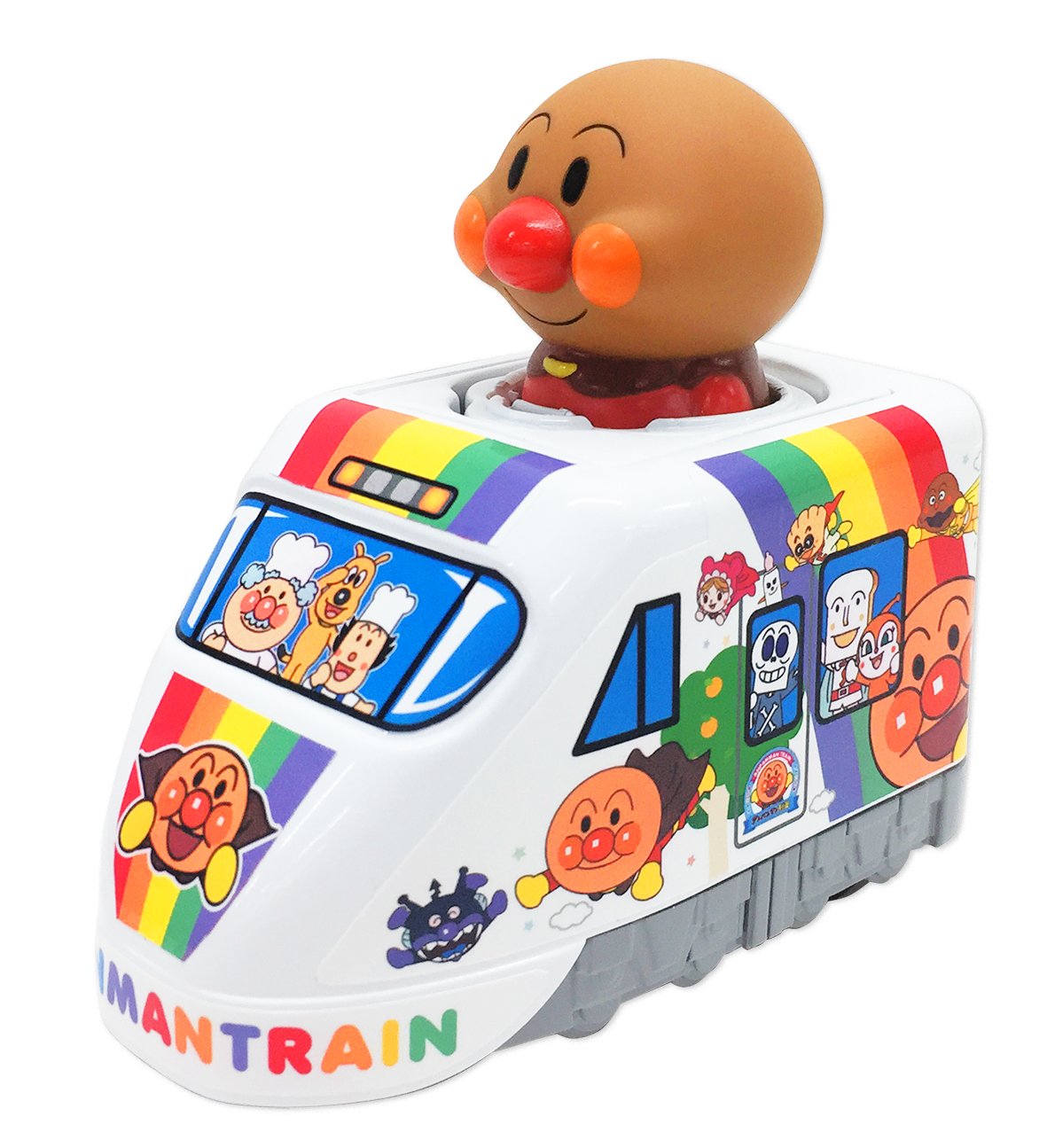 Joypalette Anpanman Push Spring Train Yosan Line 8000 Series - Made In Japan
