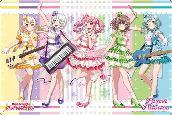 Rubber Playmat Pastel Palettes 2022 Ver. Vol. 554 Bang Dream! Girls Band Party