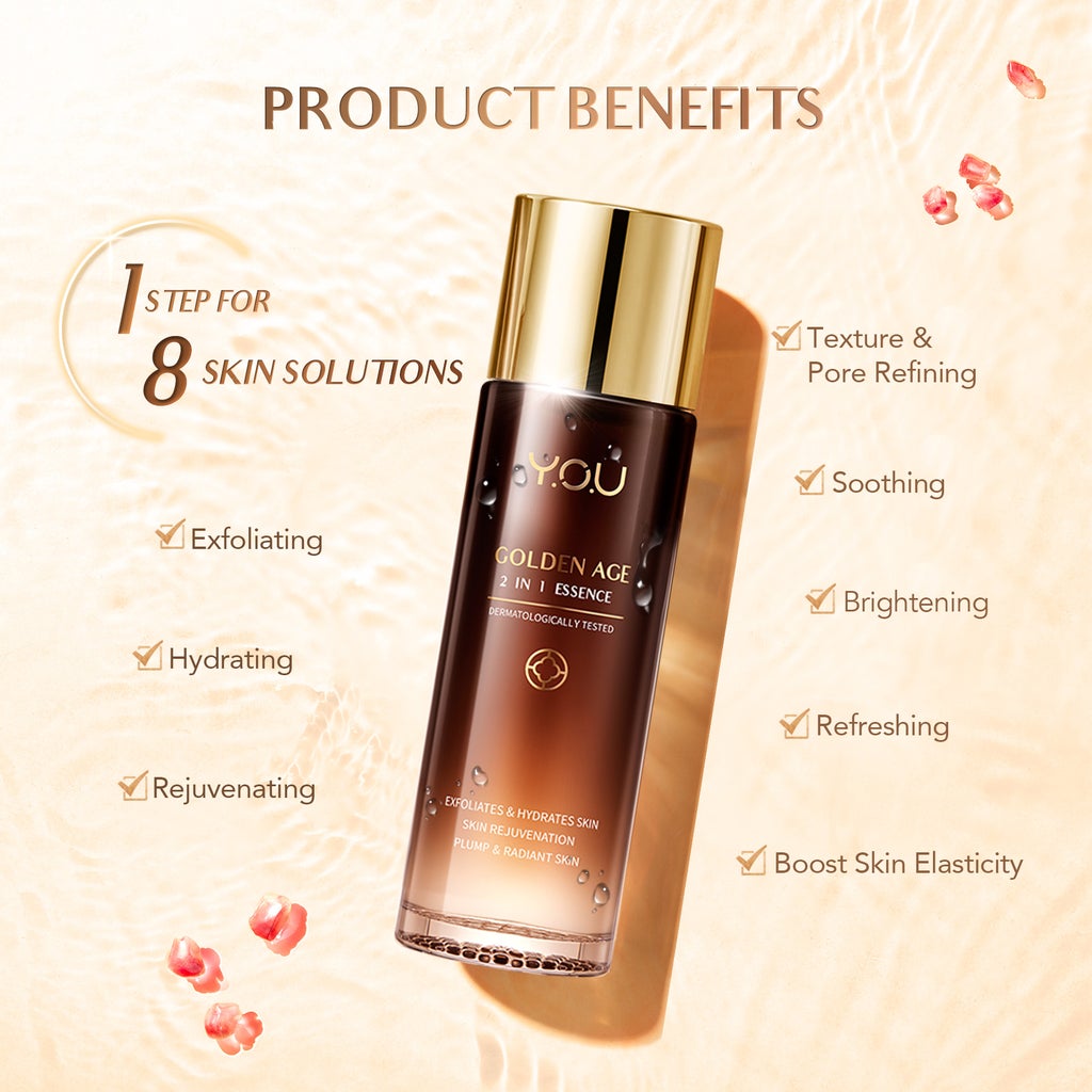 Y.O.U , Golden Age 2 in 1 Essence , 100 ML