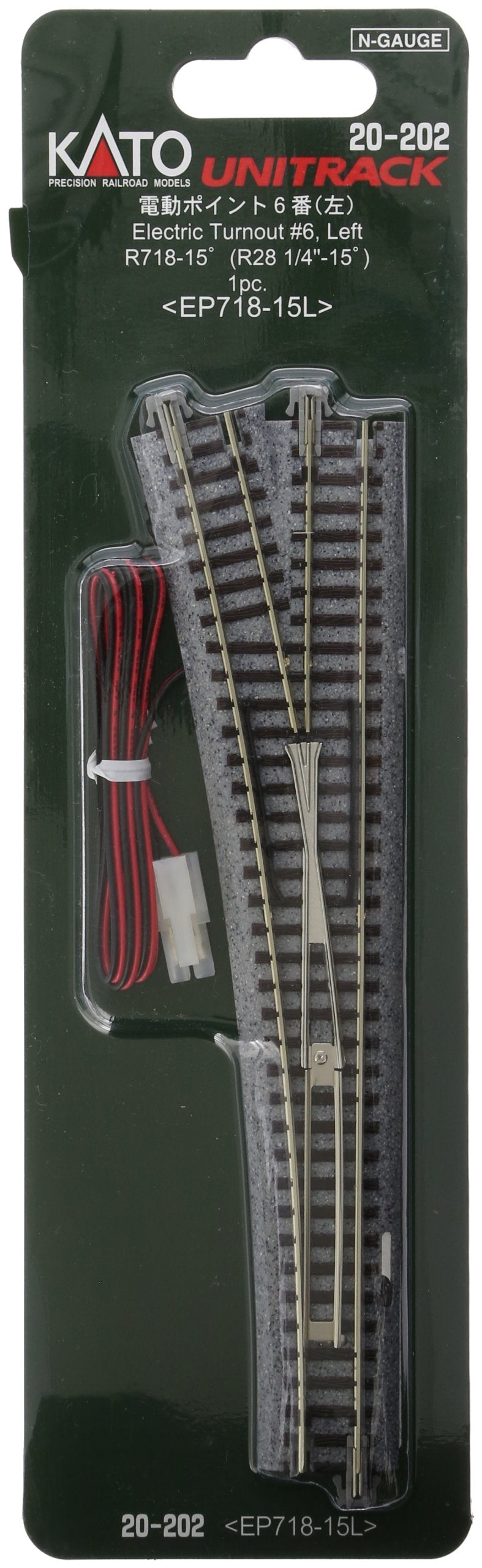 Kato N Gauge Electric Point No.6 Left 20-202