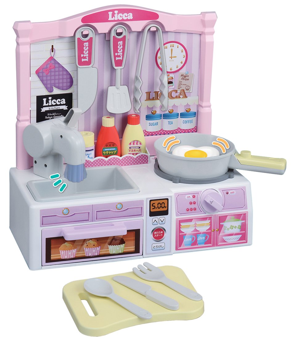 TAKARA TOMY Licca Doll Licca Chan Pon Pon Cooking Kitchen 867340