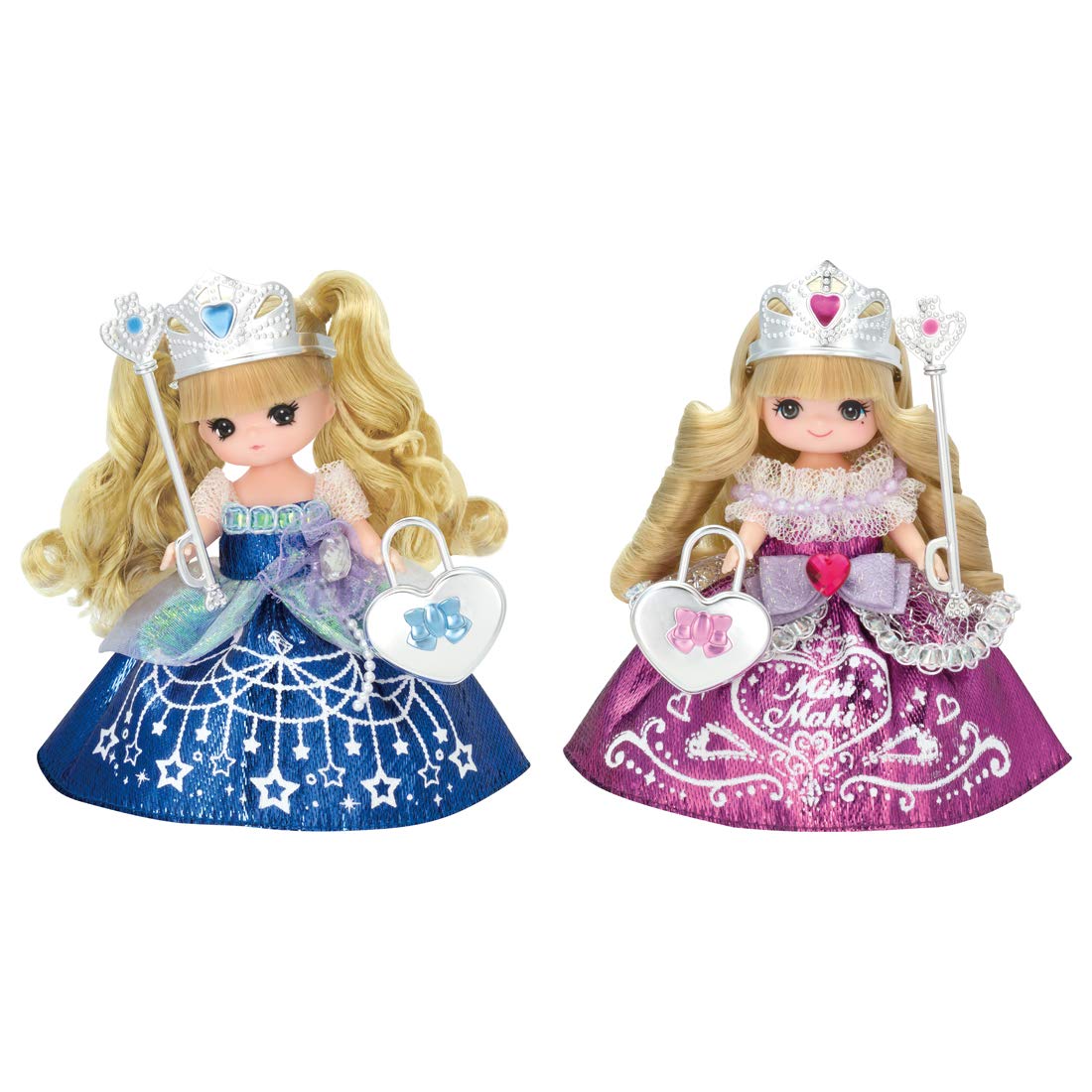 TAKARA TOMY Licca Doll Dreaming Princess Miki-Chan Maki-Chan Prism Princess Set