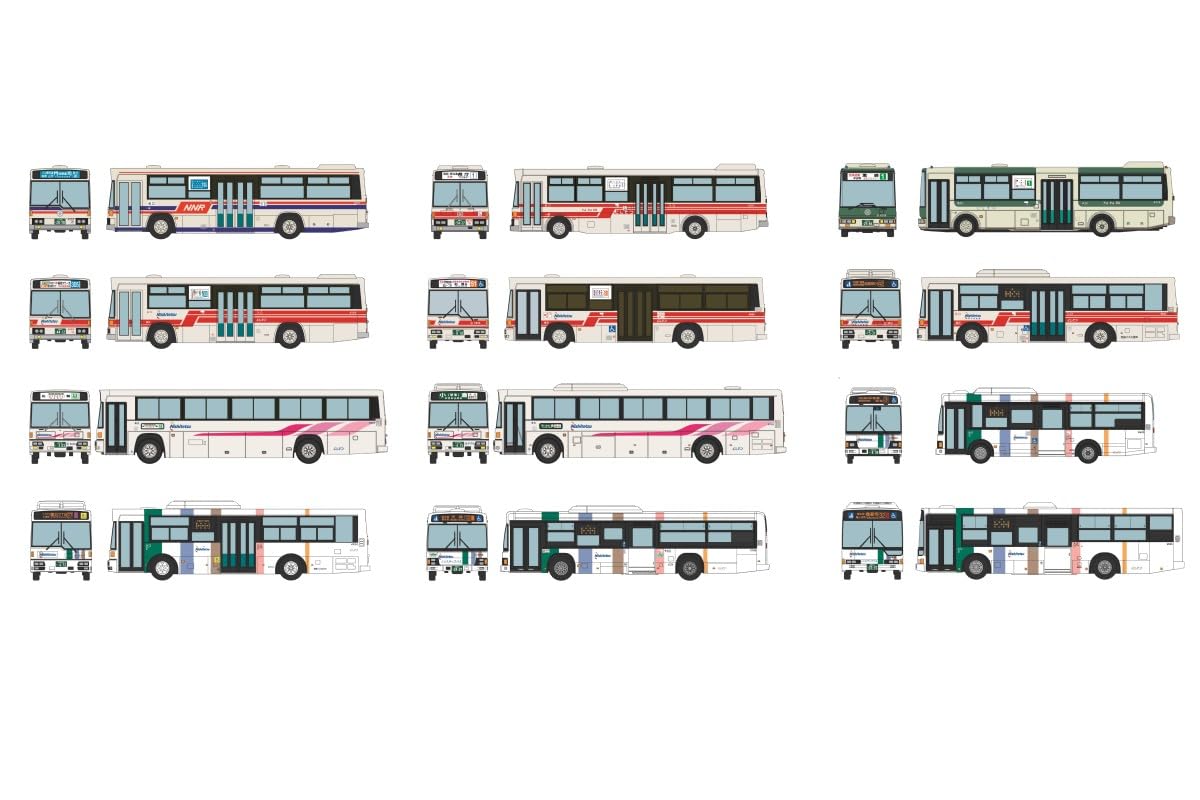 Tomytec Japan Bus Collection Nishitetsu Special 12 Box Diorama Supplies