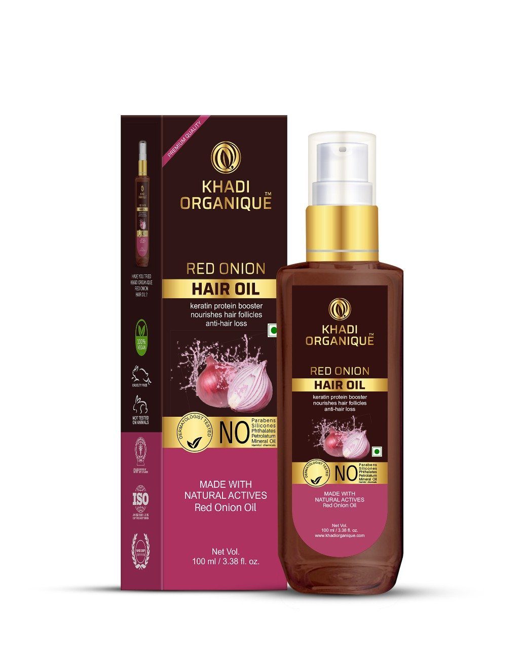 KHADI ORGANIQUE Red Onion Hair Oil