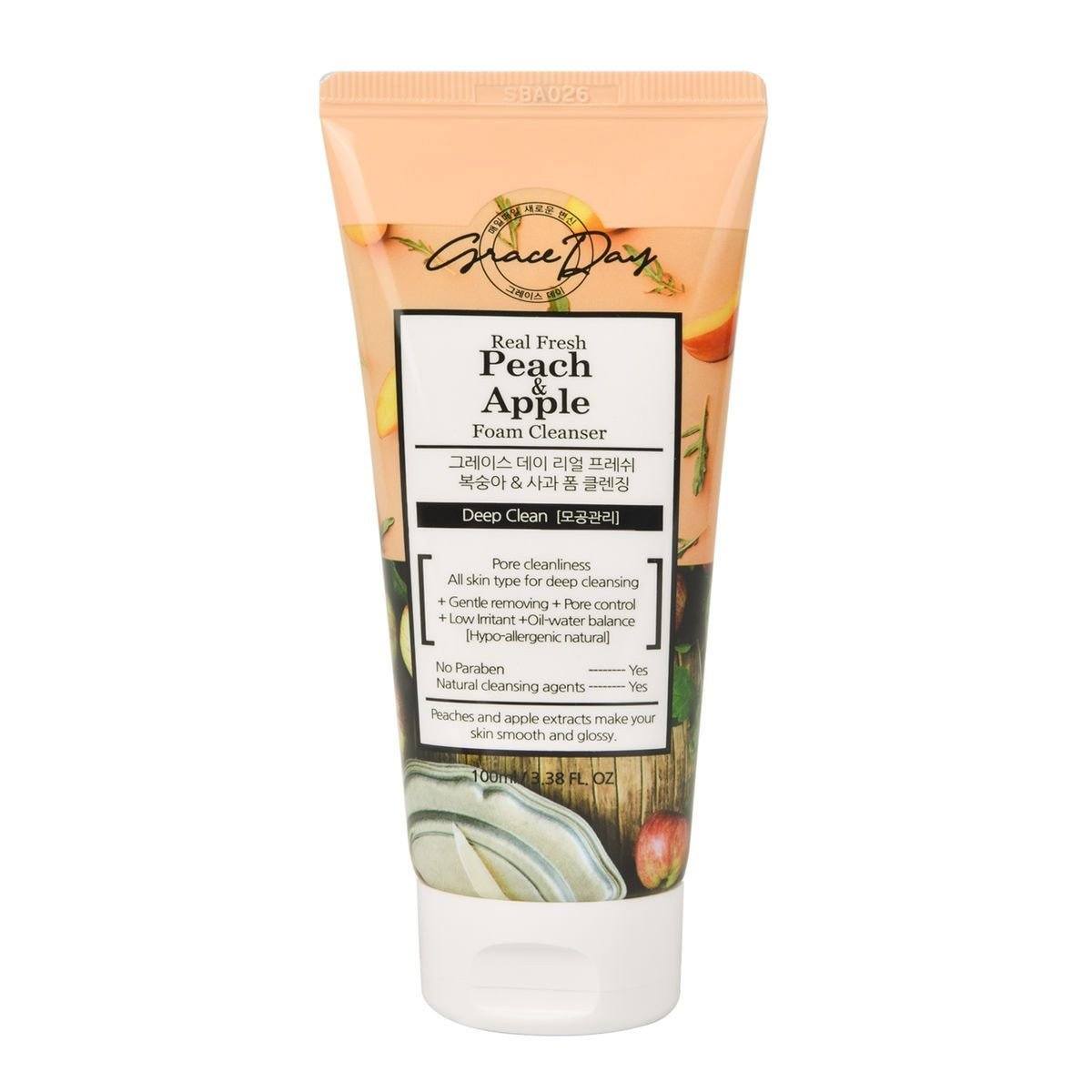 GRACE DAY Real Fresh Peach & Apple Foam Cleanser 100ml