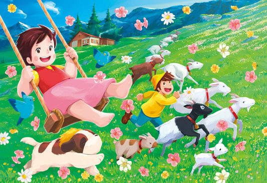 Beverly Jigsaw Puzzle 93-143 Heidi Girl Of The Alps Heidi's Swing (300 Pieces) Puzzle Toys
