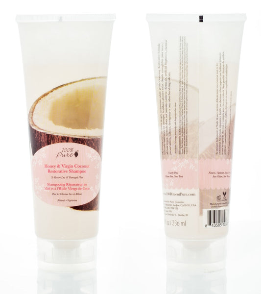 100% Pure Honey & Virgin Coconut Restorative Shampoo