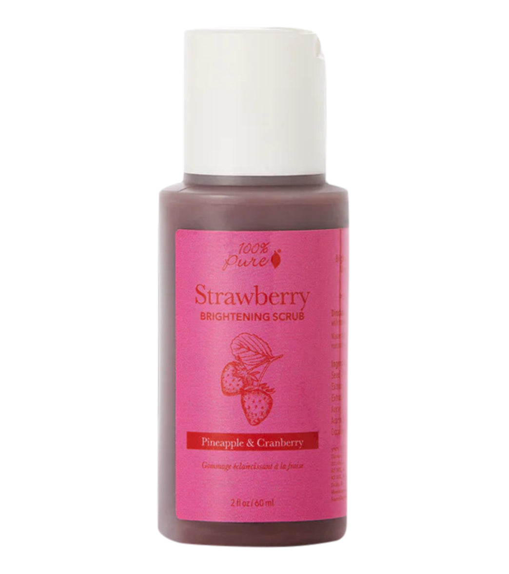 100% Pure Strawberry Brightening Scrub