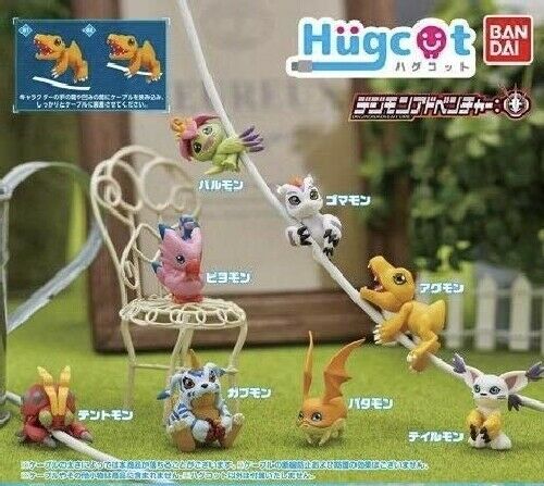 Capsule Toy Hugcot Digimon Adventure All 8 Sets Full Set