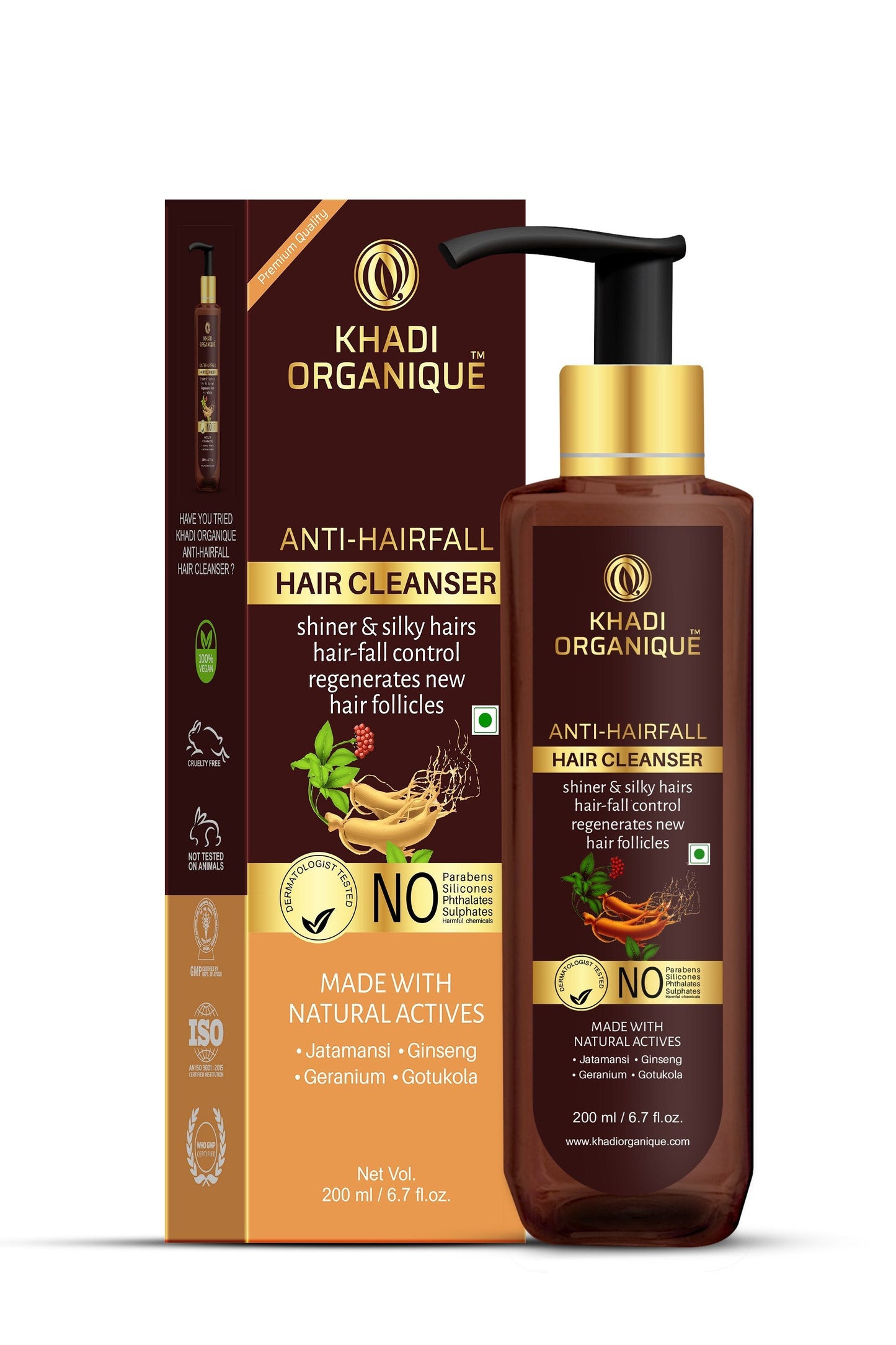 KHADI ORGANIQUE Anti Hair fall Hair cleanser