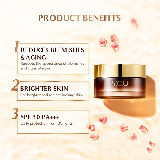 Y.O.U , Golden Age Illuminating Day Cream , 30 G