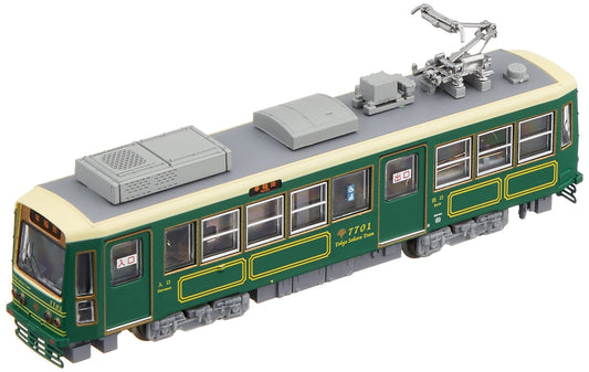 MODEMO  Nt167 Tokyo Metropolitan Tram Type 7700 '7701 Green'  N Scale