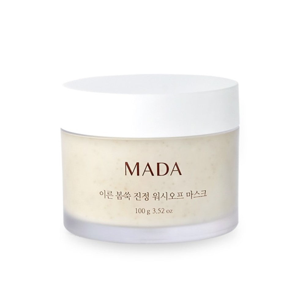 [BOGO] MADA Mugwort Soothing Wash Off Mask 100g (3.52 oz) </br> <mark> Buy 1 Get 1 Free </mark>