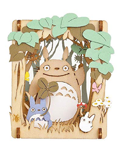 ENSKY Paper Theater Pt-W03 Wood Style Studio Ghibli My Neighbor Totoro A Time In A Shade