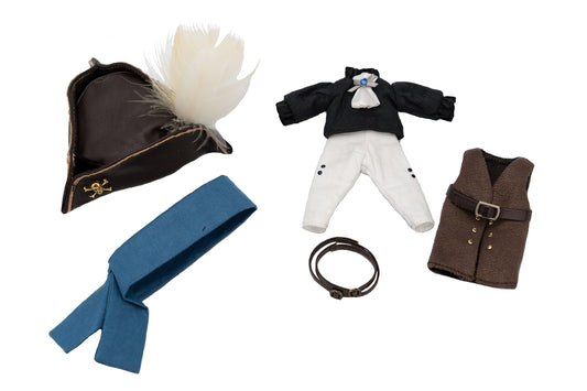 Genesis Piccodo Action Doll Body8 Plus Pirate Style Doll Clothes Set Captain Ver. (Japan).