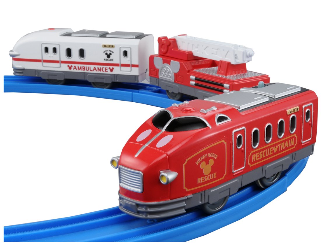 TAKARA TOMY Pla-Rail Plarail Disney Dream Railway Mickey Mouse Rescue Train 863922