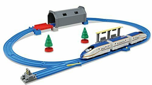 Plarail Light Up A Tunnel ! Shinkansen Series E7 Kagayaki W/headlight Basic Set