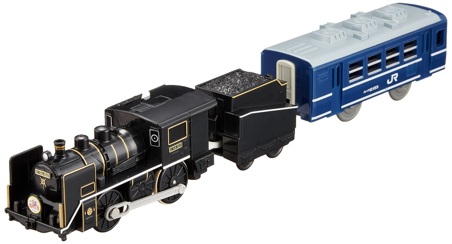 Takara Tomy Pla-Rail S-38 Steam Locomotive C56 #160 North Lake Biwako 3D Train Toys