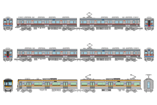 Tomytec Japan Railway Collection Keisei Electric Railway Type 3600 & 3100 6-Car Set Diorama Supplies
