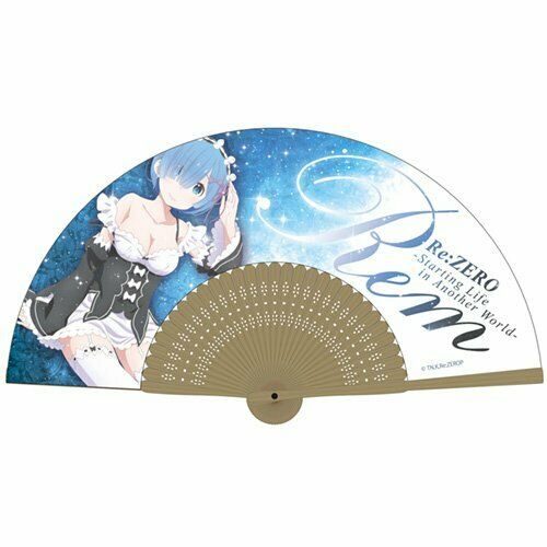 Re: Life In A Different World From Zero Rem Doki Doki Folding Fan