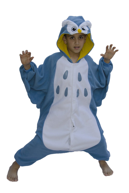 Sazac Fleece Kigurumi Owl 110cm 2723F