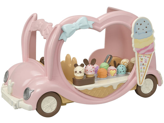 Epoch Sylvanian Families Yuenchi Omiseyasan Mi-89 Ice Cream Wagon