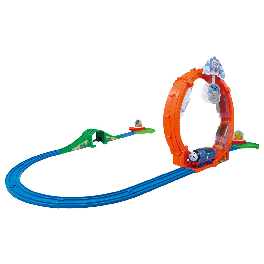 Takara Tomy  Plarail Thomas Gogo Thomas Round Somersault! Exciting Playland  Train Train Toy Ages 3 And Up Passed Toy Safety Standards St Mark Certified Plarail Takara Tomy