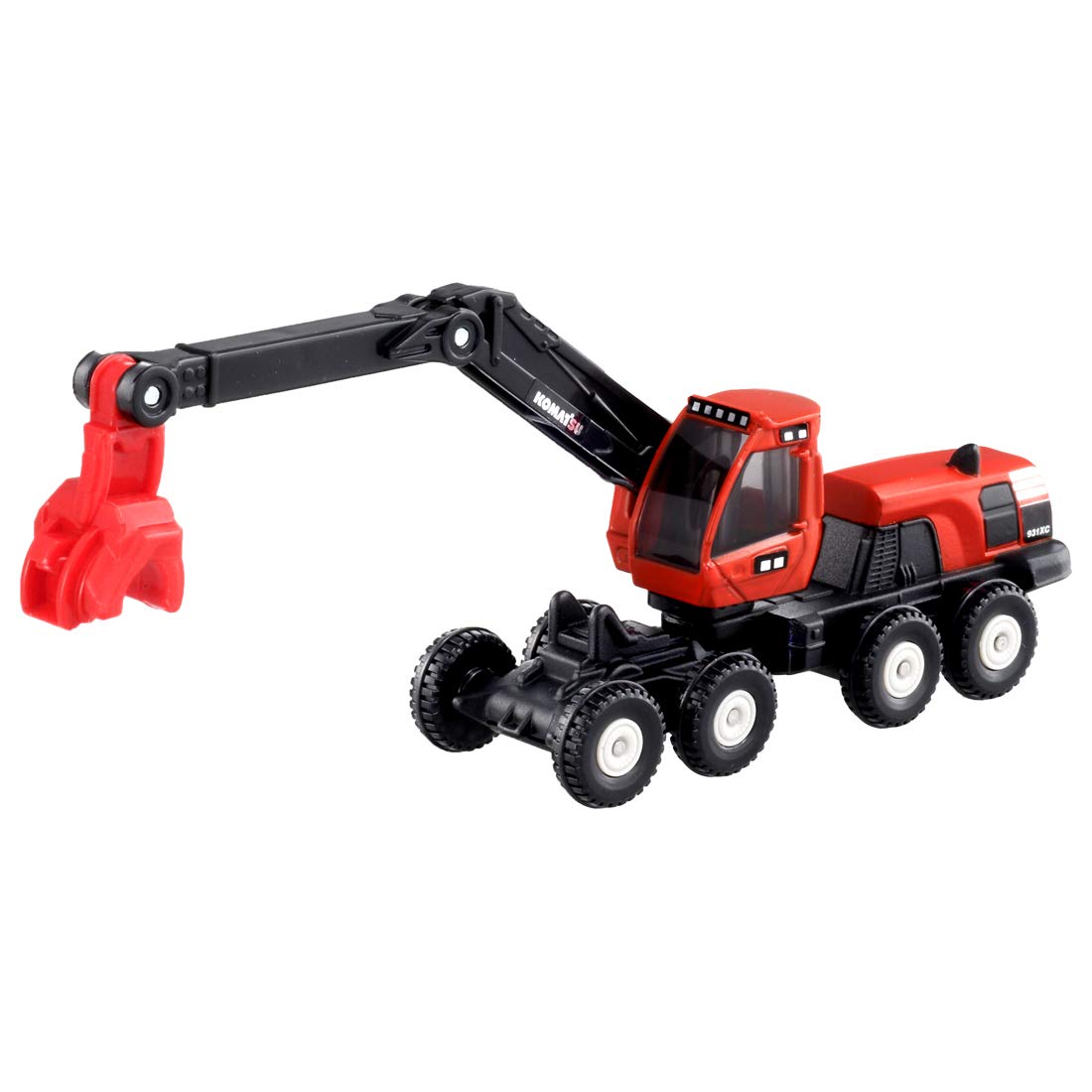 Takara Tomica 136 Komatsu Harvester 931Xc 798330 Japanese Plastic Truck Crane Toys