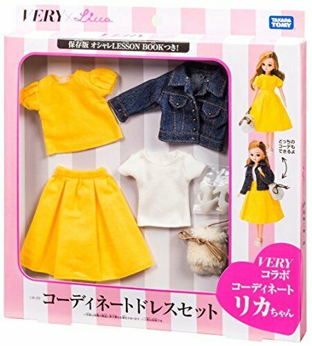 Takara Tomy Rika-chan Dress Lw-20 Very Collaboration Coordinated Dress Set