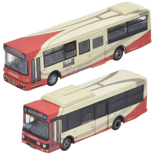 Tomytec Japan Hokutetsu Kaga & Hakusan Bus Collection (Limited Edition) Diorama Supplies - Set Of 2 (317333)