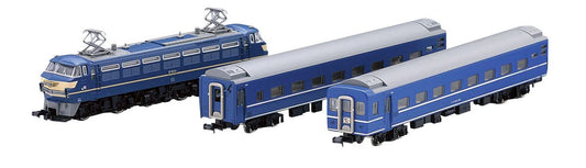 TOMIX - 98388 Jr Type Ef66 Blue Train Set 3 Cars Set - N Scale