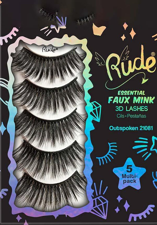 Outspoken | MINK 3D LASHES [5 MULTI-PACK]